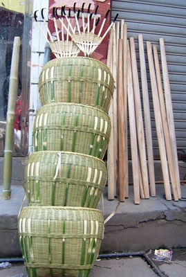 于都老家圩上的竹制品,许久未见的模样